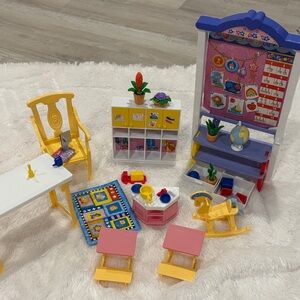 Vintage Barbie classroom playset